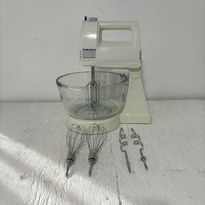 Vintage Hamilton Beach 5 Speed Power Electric Stand Mixer #64500 w/Mixing Bowl